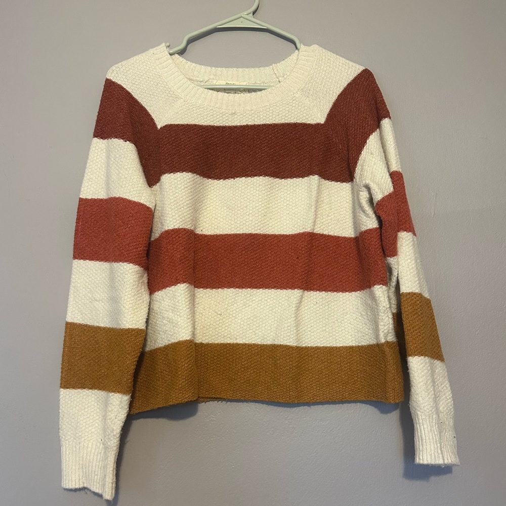 Soft & cozy striped sweater.